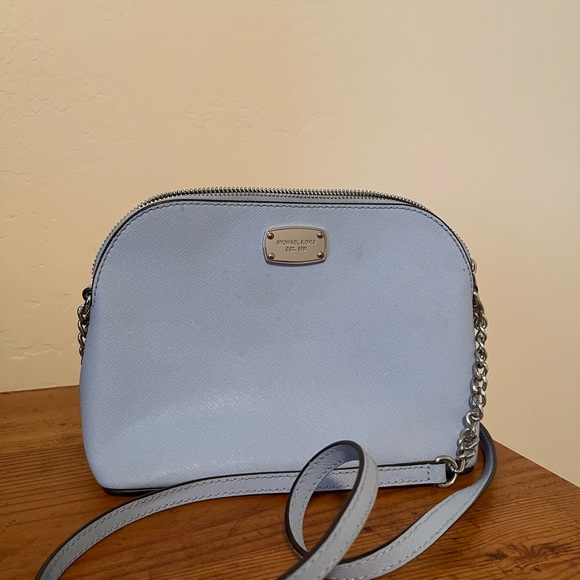 Michael Kors blue purse - Picture 2 of 2